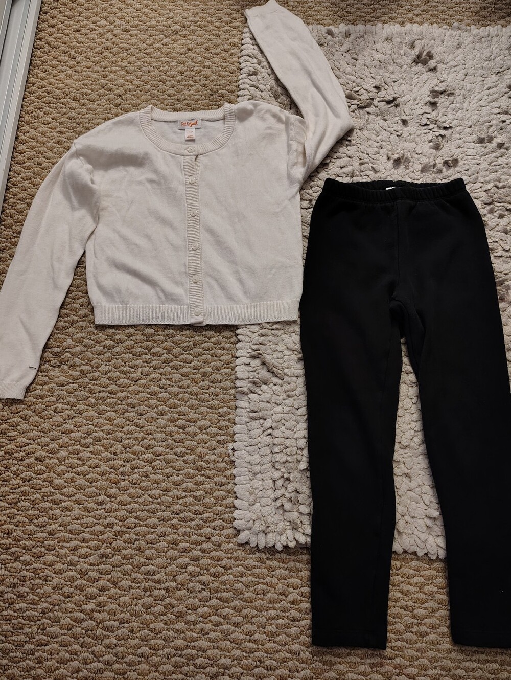 Black Girls Leggings & Cardigan